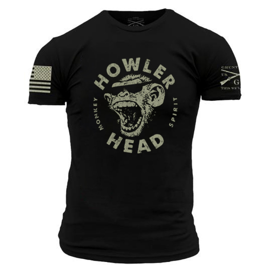 

Mens Howler Head Whiskey Printed T-shirt