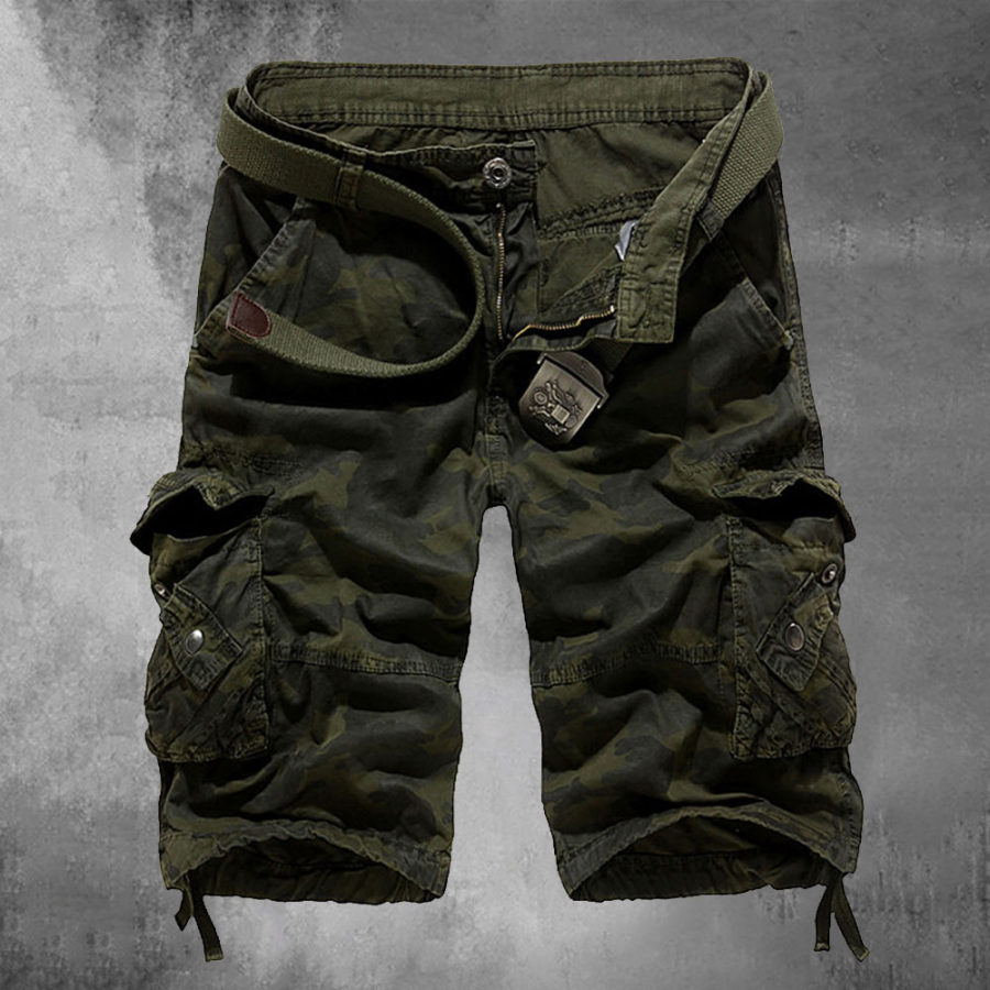 

Mens Outdoor Camouflage Cargo Shorts