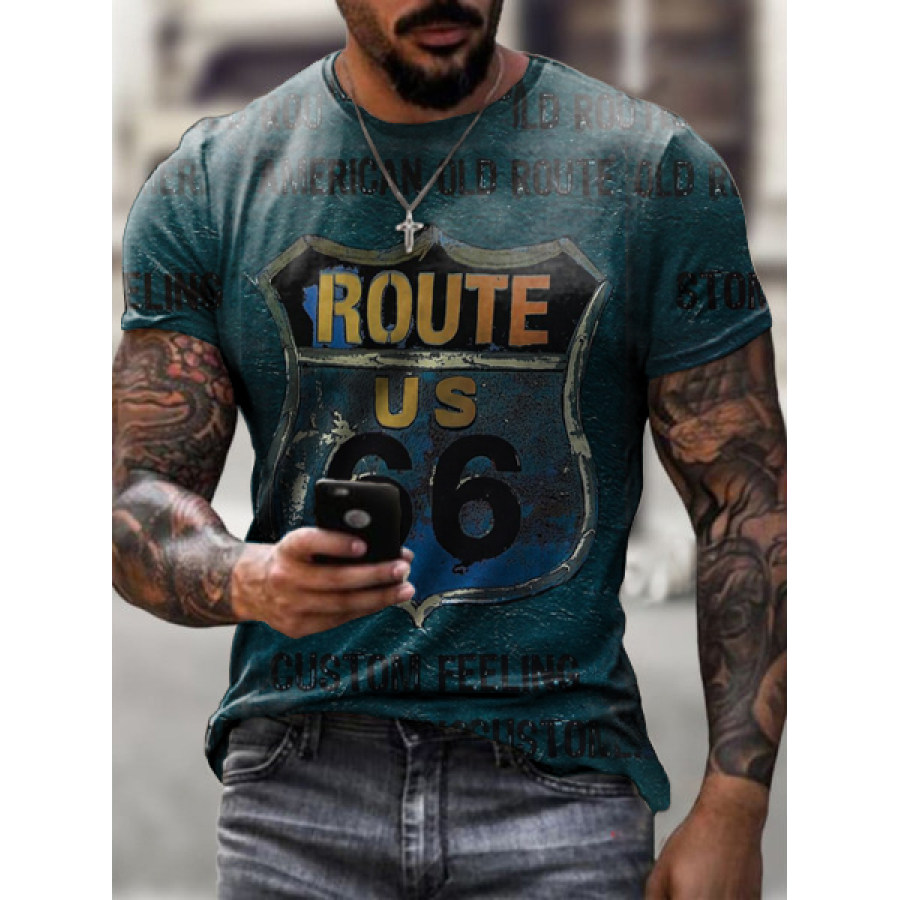 

Casual Route 66 T-shirt