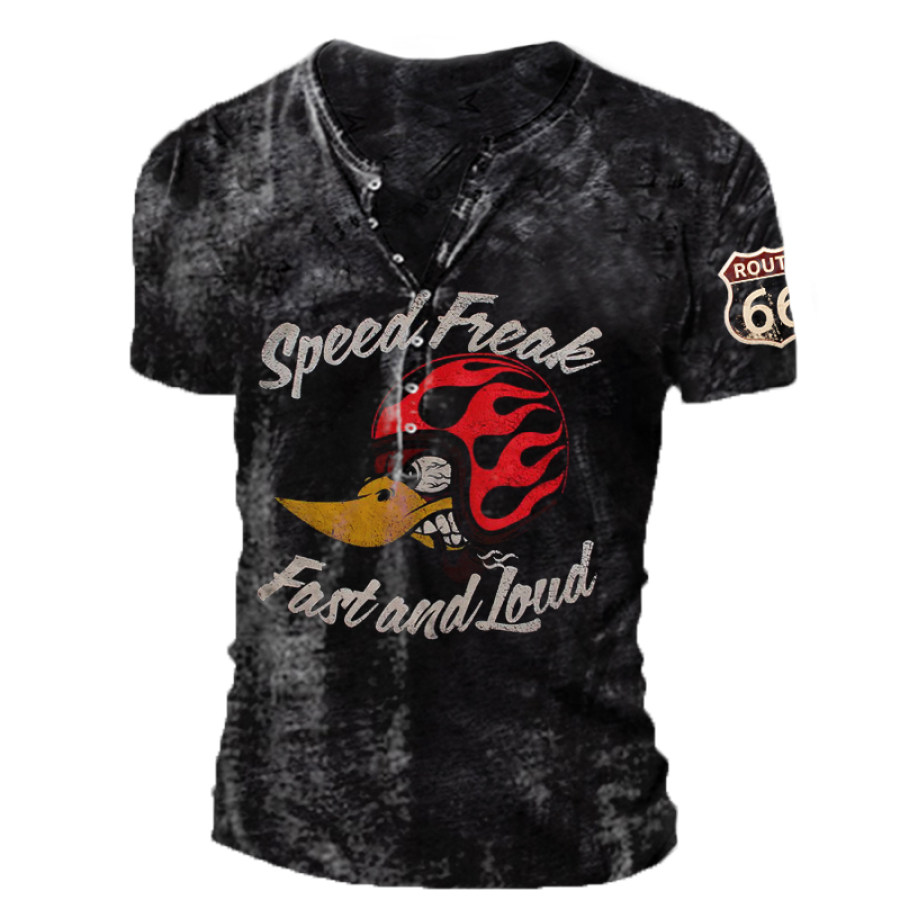 

Mens Mr Horsepower Printed Outdoor Casual T-Shirt