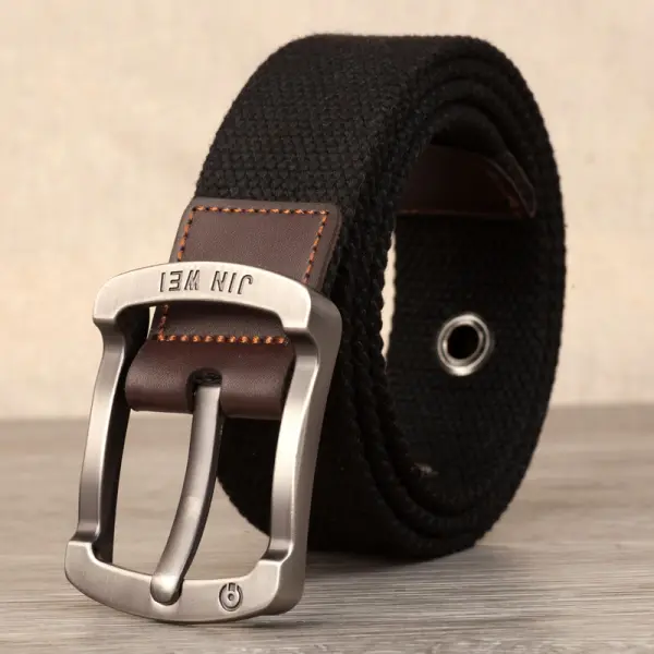 Men's Outdoor Casual Pin Buckle Canvas Belt - Chrisitina.com 