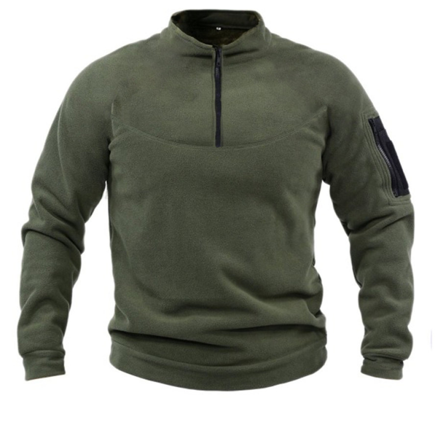 

Men's Outdoor Tactical Half-collar Sweatshirt