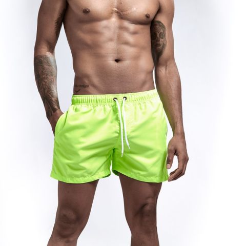 Mens beach shorts polyester quick drying sports