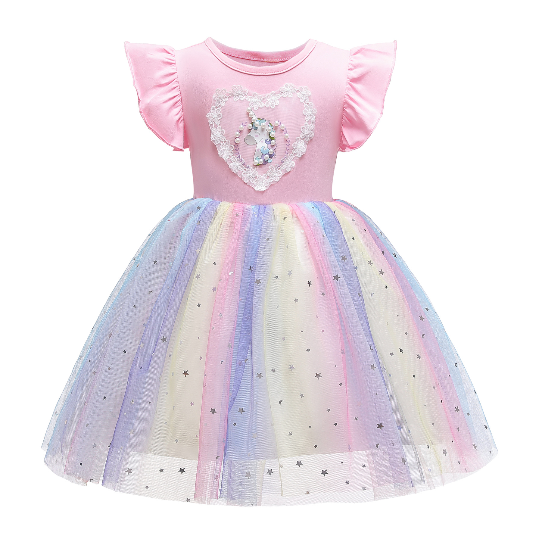 【2Y-11Y】Girl Unicorn Princess Chic Dress