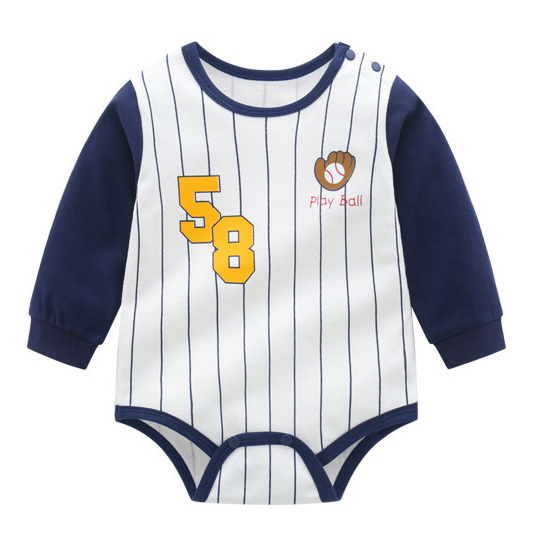 【3M-3Y】Cotton Long-Sleeved Double-Sided Cloth Chic Children'S Hip Coveralls