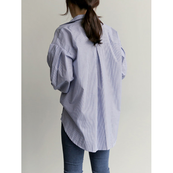 vest with striped shirt