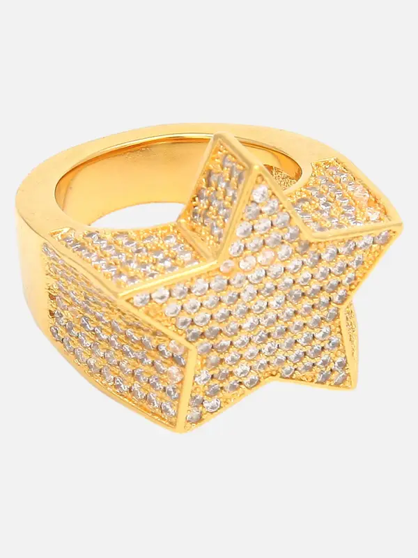 The Supermade Hip Hop Pentagram Ring - Fashionmia.chimpone.com 