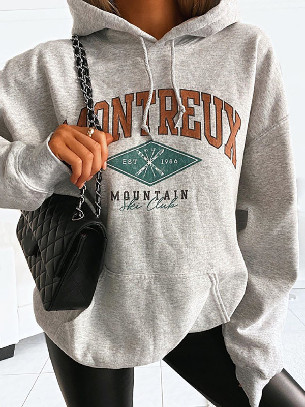 Casual Hooded 'MONTREUX' Sweatshirt - Relieffe.com