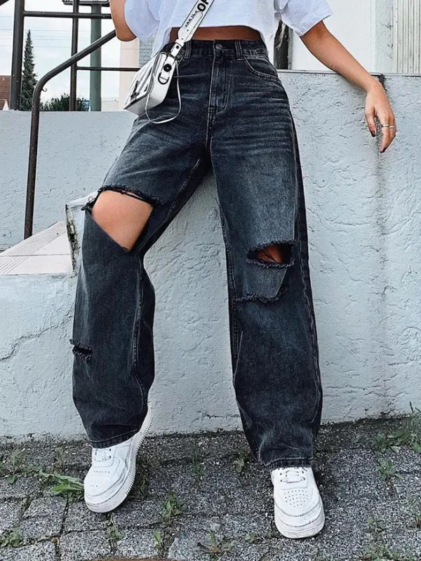 Womens  ripped jeans - Inkshe.com 