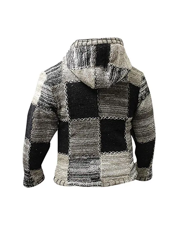 New Warm Hooded Jacket Knit Sweater Sweater Men - Ootdmw.com