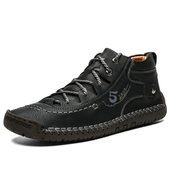 Men's Two Wear Retro Outdoor Casual High-top Boots Casual Sneakers - Sanhive.com 