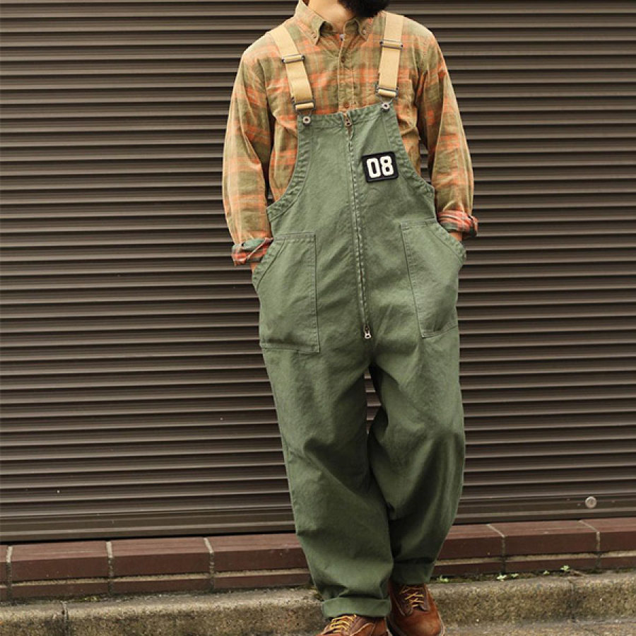 

Vintage Casual Mens Overalls