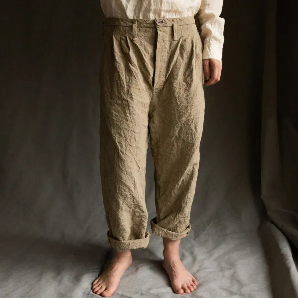 Victorian Vintage Antique Classic French Work Pants - Fineyoyo.com 