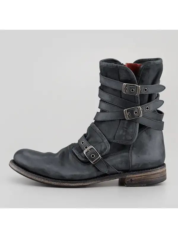 Mens Tactical Martin Boots Mens PU Boots - Gethefashion.chimpone.com 