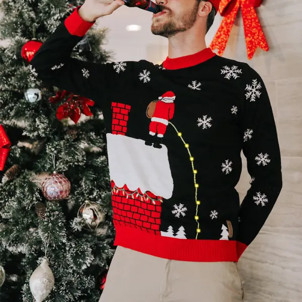 男性と女性のクリスマスプリント醜いスウェットシャツ - Woolmind.com 