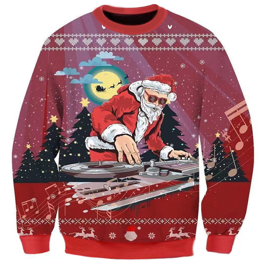 

Printed Christmas Ugly Sweatshirt