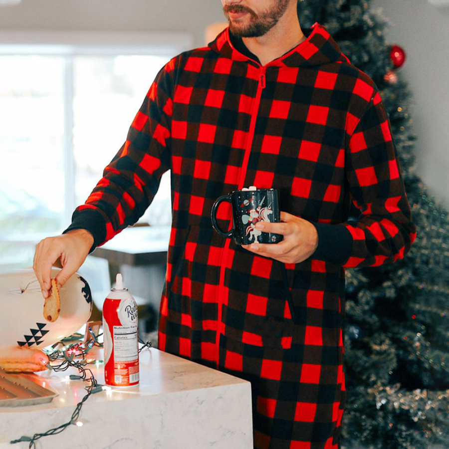 

Home Christmas Party Couple Jumpsuit Pajamas