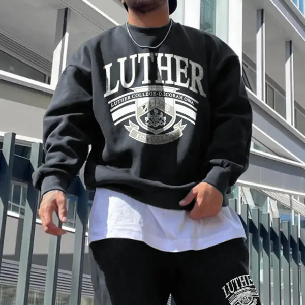 Retro Men's Luther Sweatshirt - Sanhive.com 