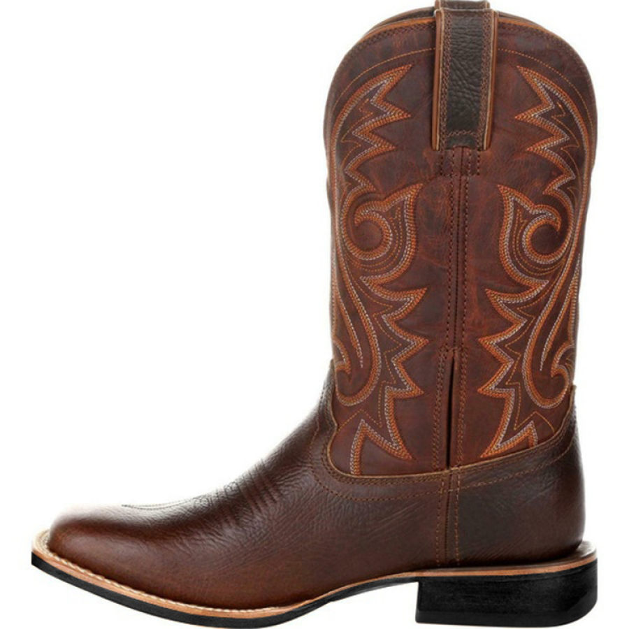 

Men's Western Cowboy Embroidered Craft Vintage Boots