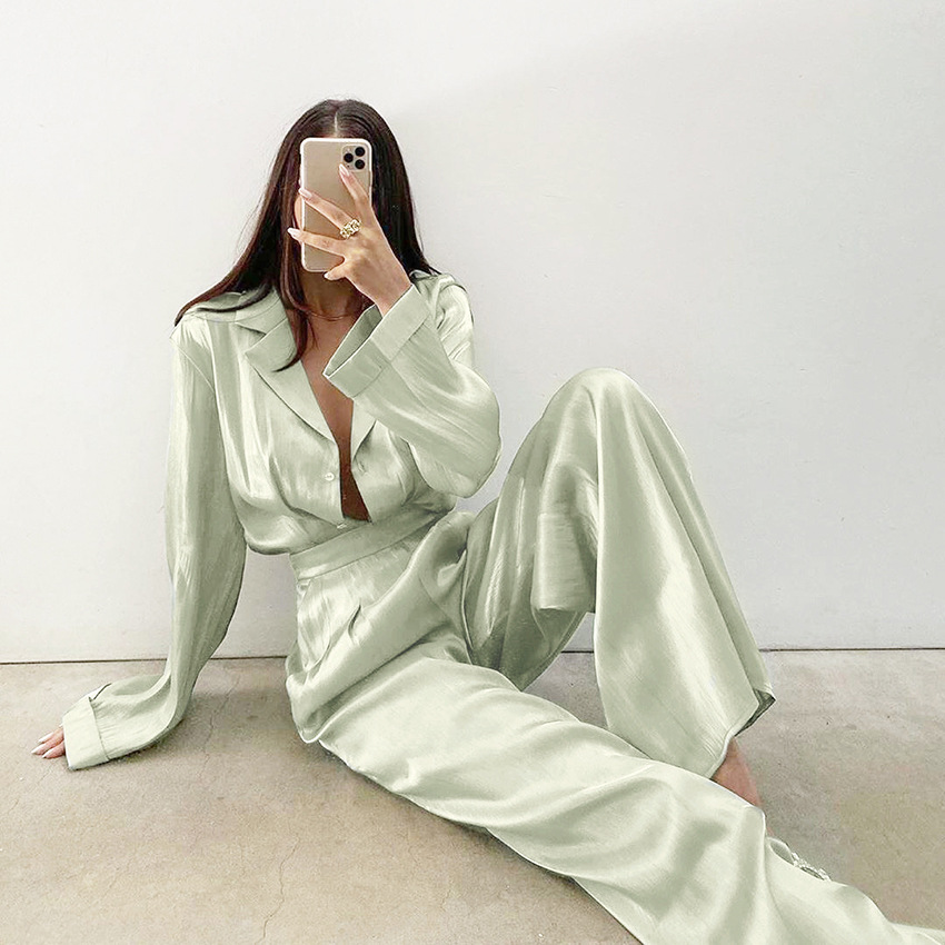 Long Sleeve Loose Casual Fashion Two piece Suit