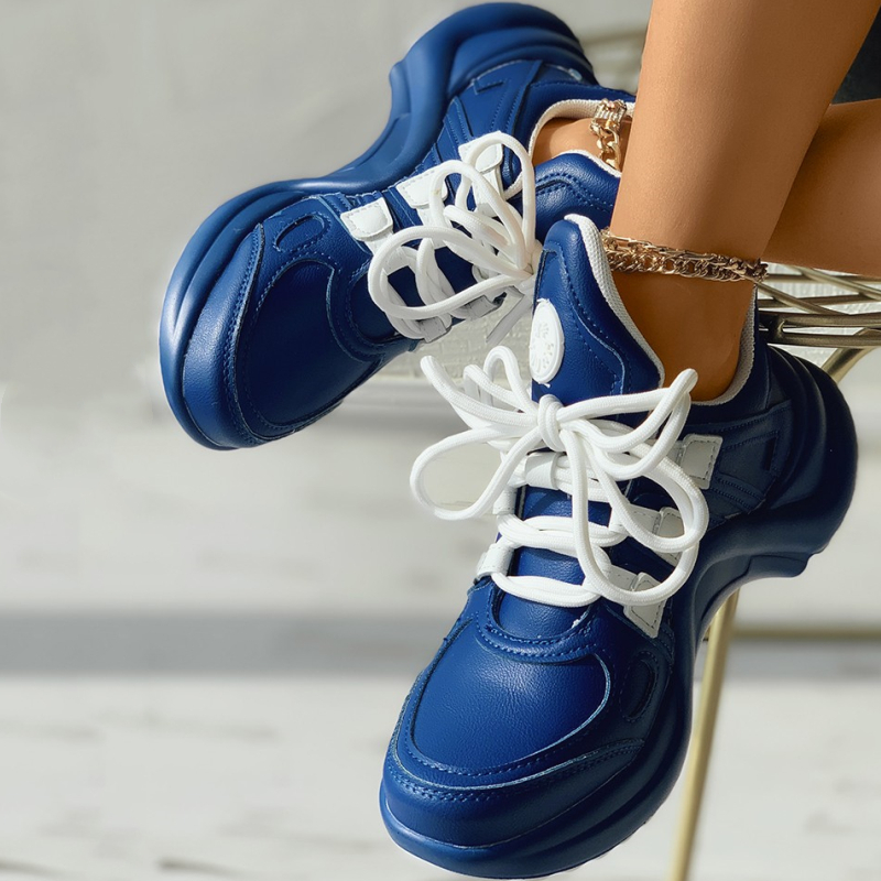 Lace up Front Wedge Sneaker