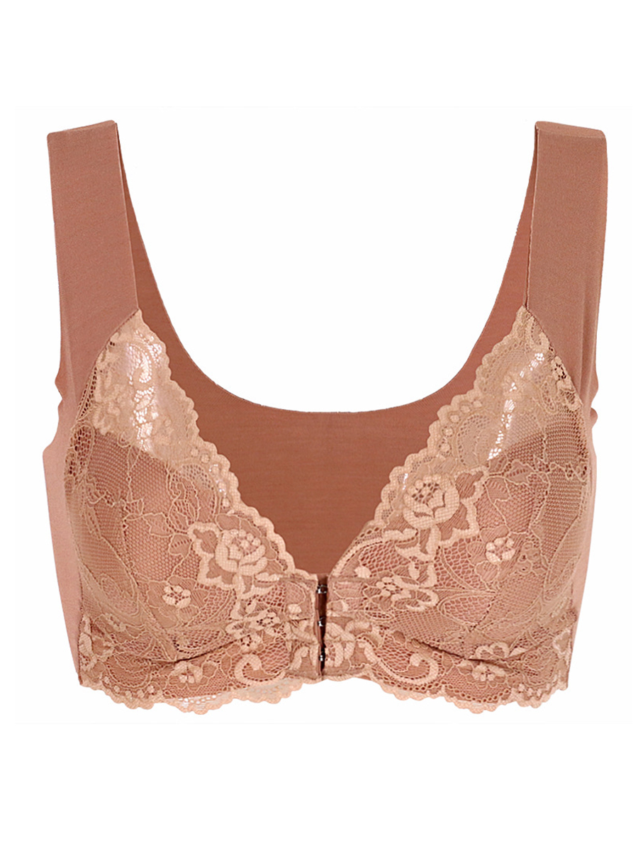 Lace Front Button Underwear