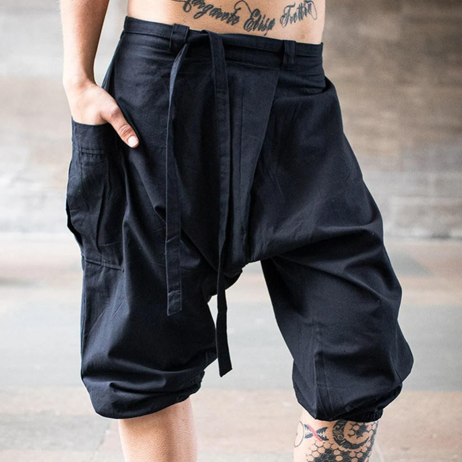 

Casual Cotton Short Harem Pants