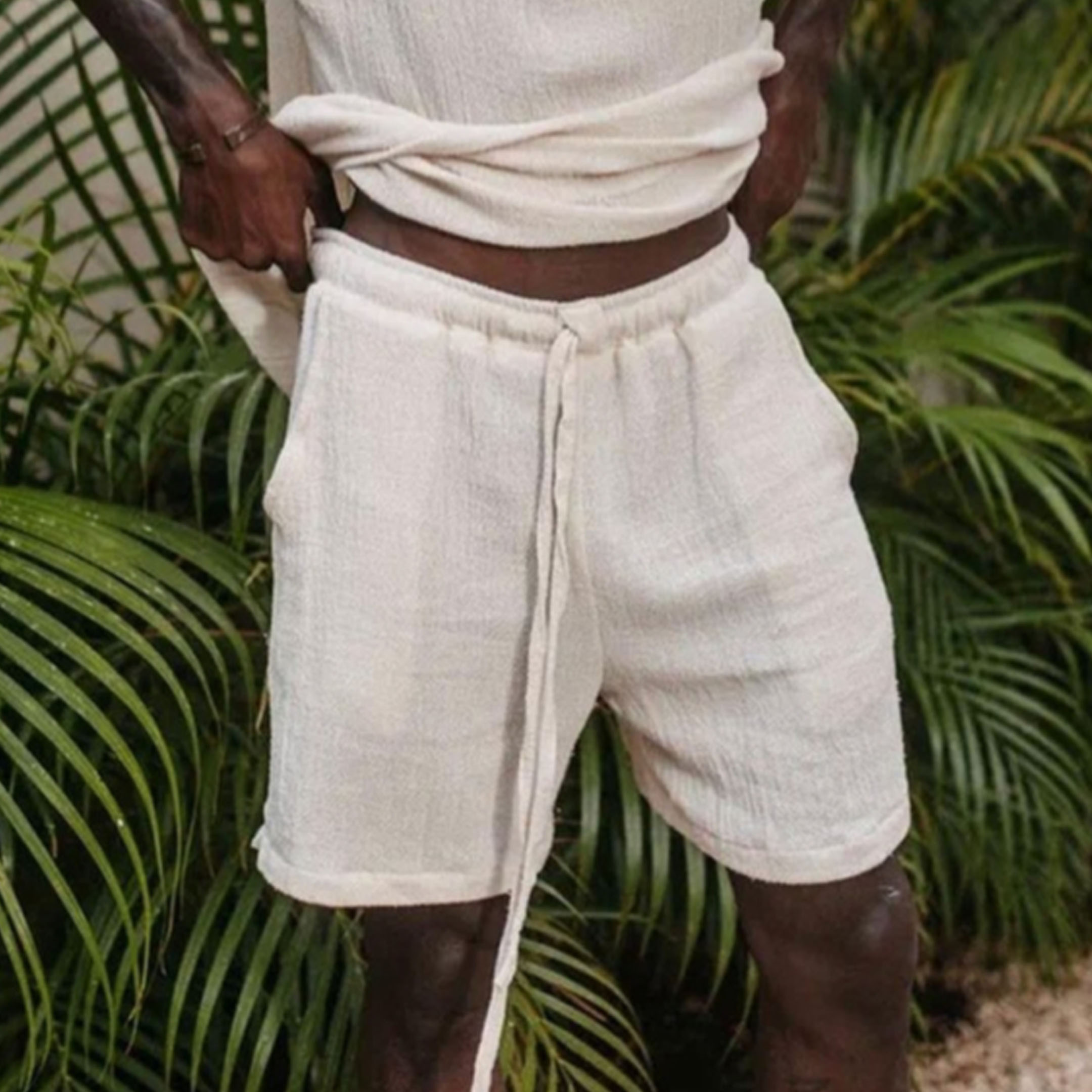 Men's Tulum Linen Resort Shorts - Clorislife.com
