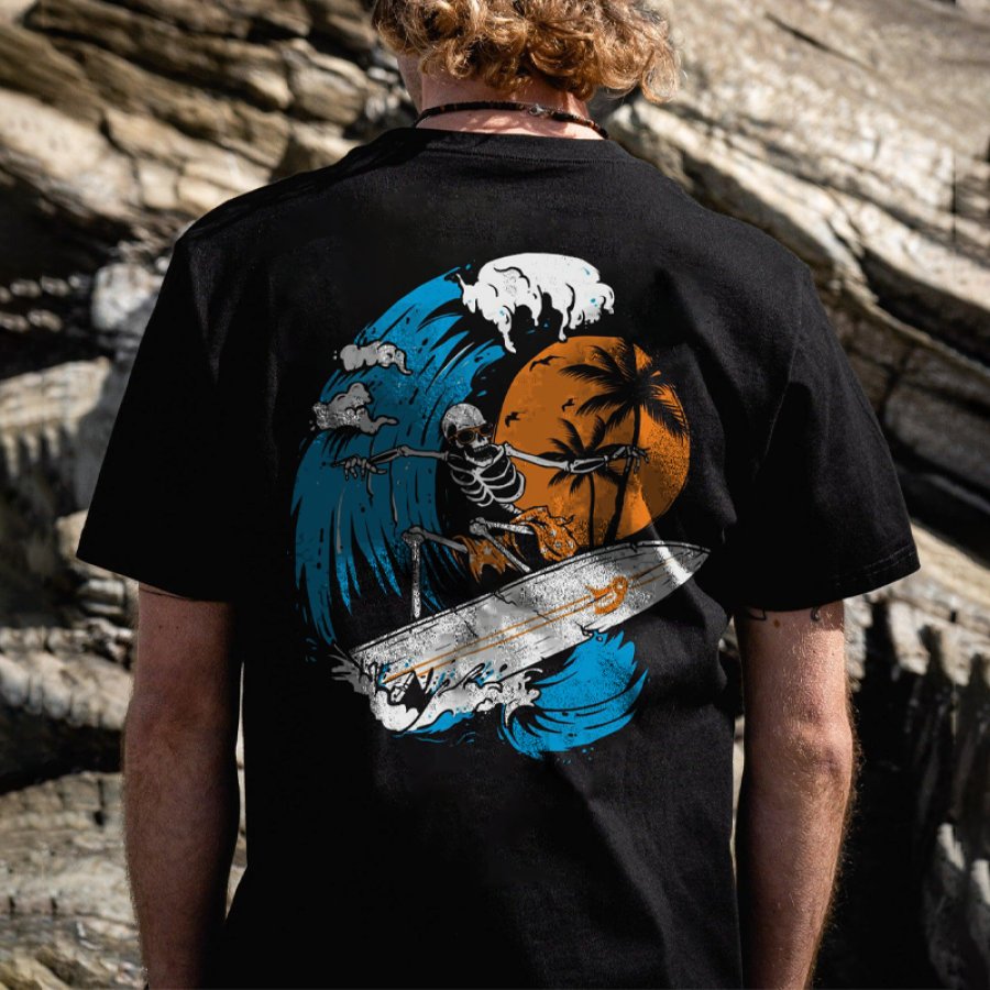 

Beach Surf Holiday Graphic T-Shirt