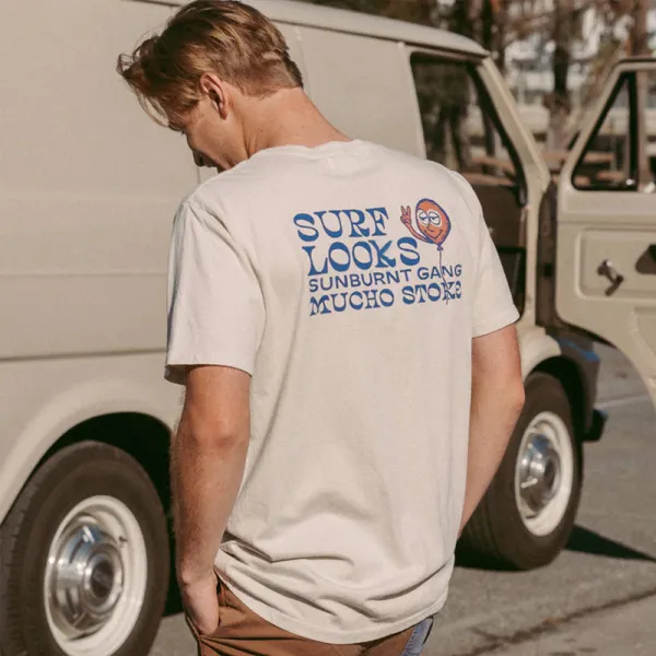 Camiseta Casual Retro De Surf De Verano - Faciway.com 