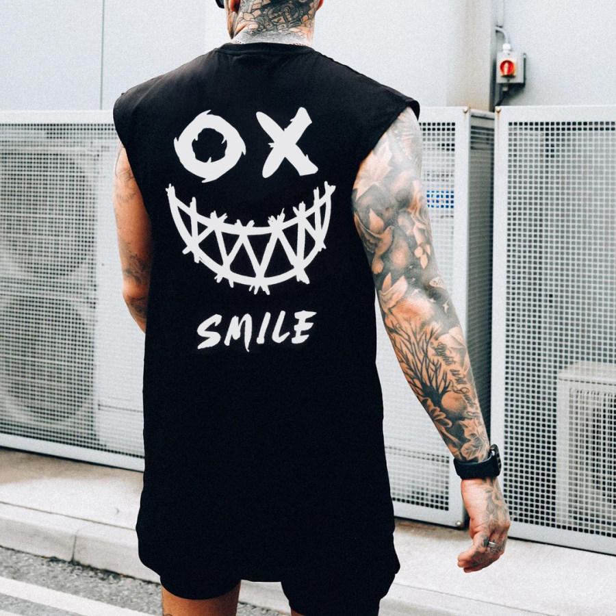 

Men's Fashion Print Casual Tank Top