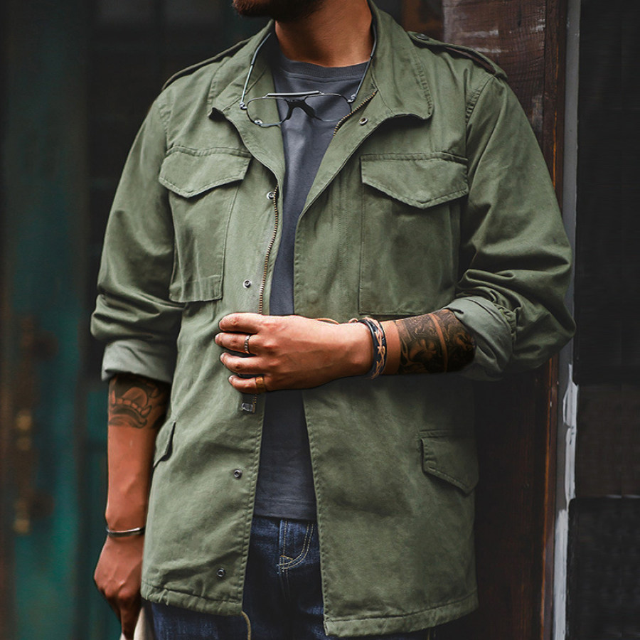 

Men's Vintage Tactical Outdoor Multi Pocket Jacket