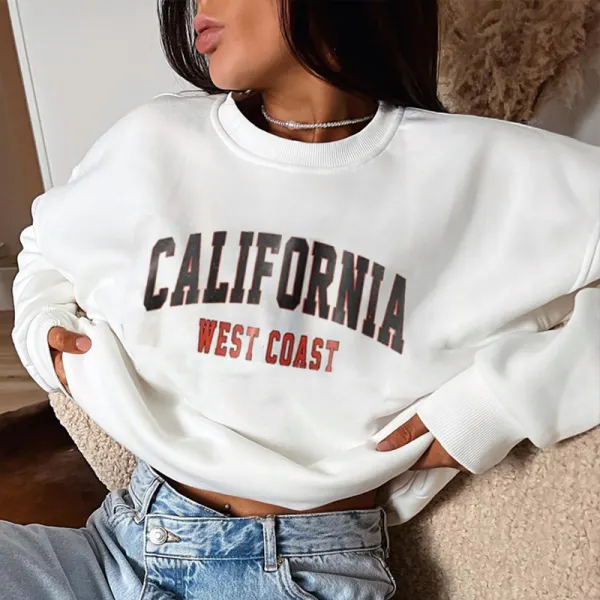 CALIFORNIA WEST COAST Casual Sweatshirt - Ootdyouth.com 