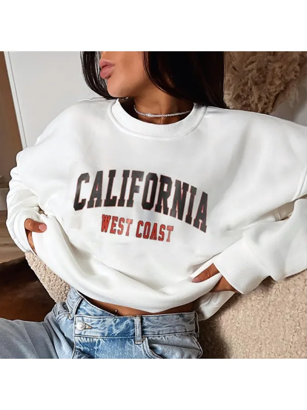 CALIFORNIA WEST COAST Casual Sweatshirt - Ootdmw.com 