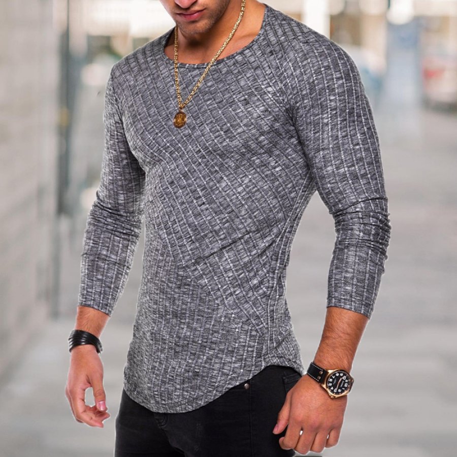 

Men's All-match Casual Knitted Top