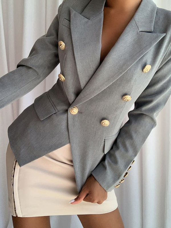 Women's Slim Fit Commuter Lapel Blazer