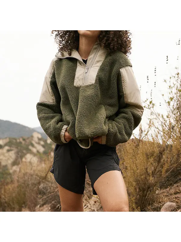 Women Polar Fleece Casual Sweater - Timetomy.com 