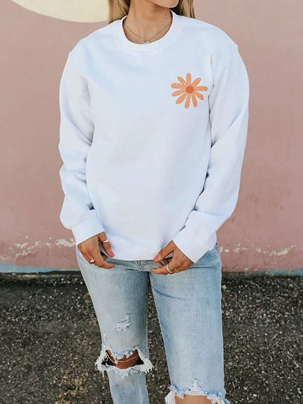 Women's' Oversized Casual Take It Easy Sweatshirt