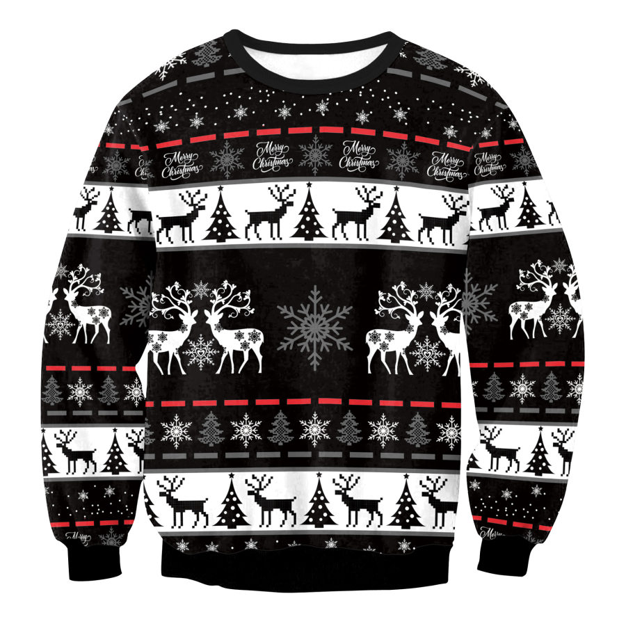 

Unisex Versatile Christmas Crew Neck Sweater