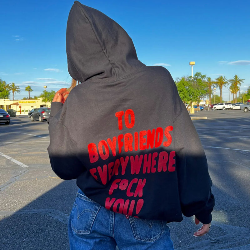 BOYFRIENDS Women Oversize Hoodie