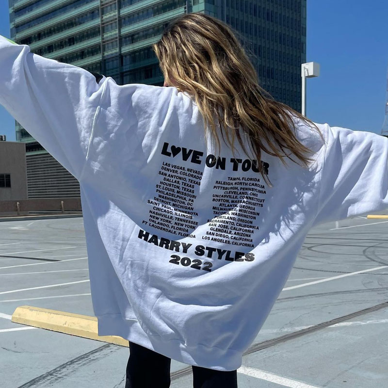 LOVE ON TOUR Women Crew Sweatshirt