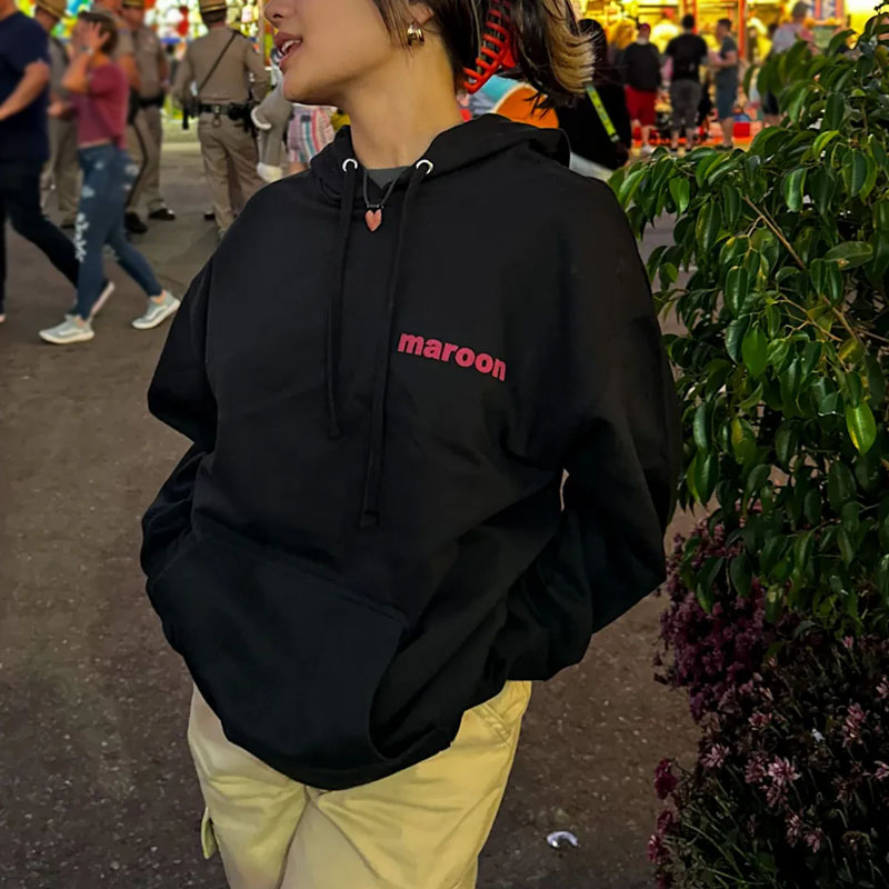 The Maroon Women Casual Hoodie