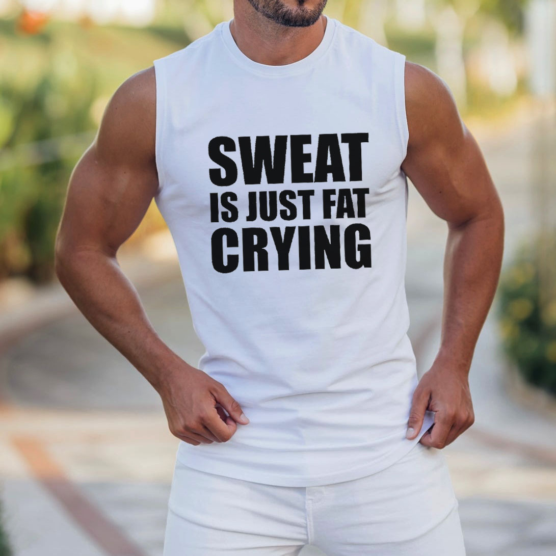 Sweat Is Just Fat Chic Crying