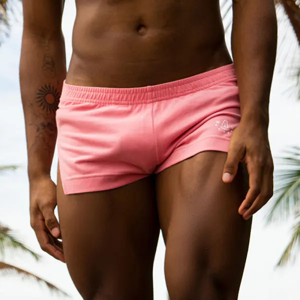 Men's Solid Color Summer Shorts - Fineyoyo.com 