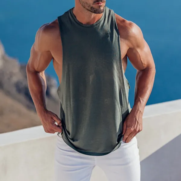 Comfortable Lazy Casual Men's Camisole - Yiyistories.com 