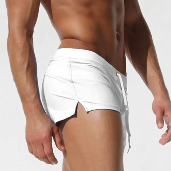 Men's Back Pocket Design Quick-drying Beach Shorts - Salolist.com 