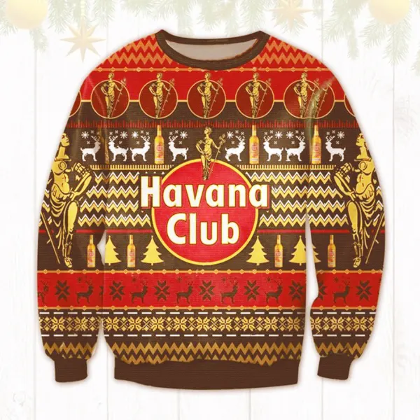 Unisex HAVANA 3D Printed Christmas Sweatshirt - Cotosen.com