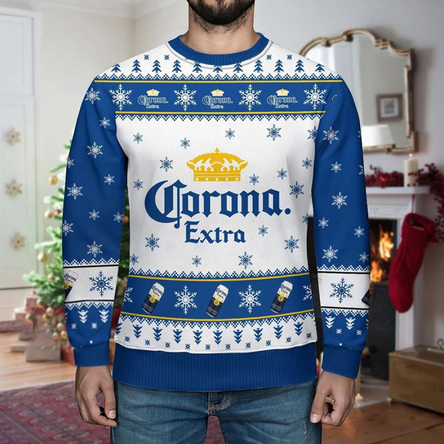 

Suéter Navideño Casual Estampado Unisex
