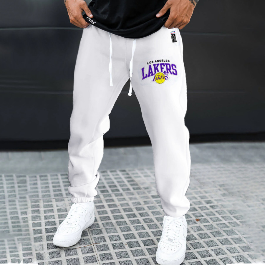 

Unisex-Jogginghose Mit NBA-Lakers-Print