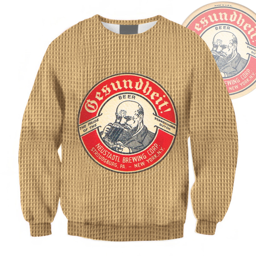 

Neustadtl Brewing Corporation Sudadera Extragrande Unisex Con Estampado De Gofres